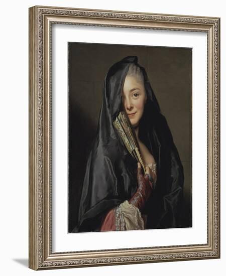 The Lady with the Veil, 1768-Alexander Roslin-Framed Premium Giclee Print