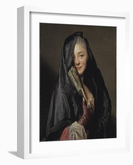 The Lady with the Veil, 1768-Alexander Roslin-Framed Premium Giclee Print