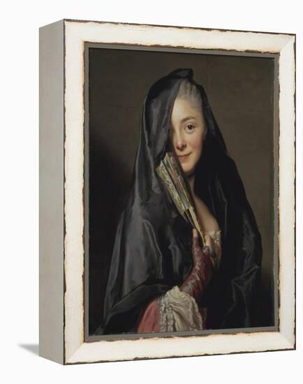 The Lady with the Veil, 1768-Alexander Roslin-Framed Premier Image Canvas