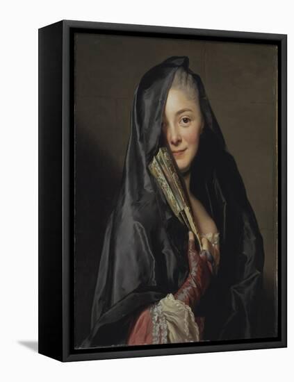 The Lady with the Veil, 1768-Alexander Roslin-Framed Premier Image Canvas
