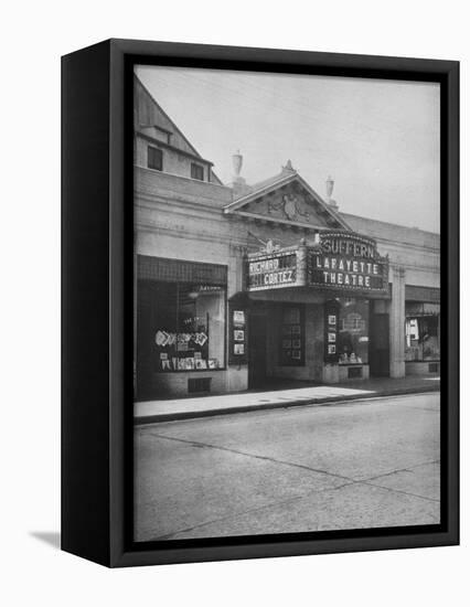 The Lafayette Theatre, Suffern, New York, 1925-null-Framed Premier Image Canvas
