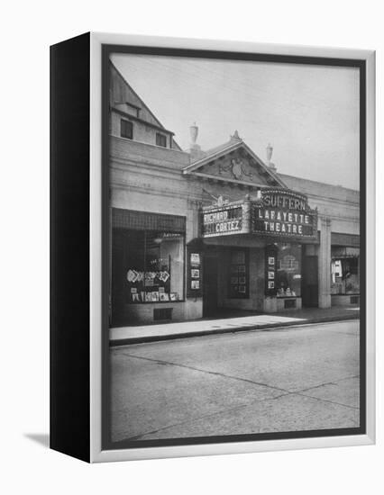 The Lafayette Theatre, Suffern, New York, 1925-null-Framed Premier Image Canvas