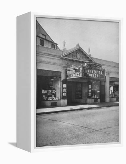 The Lafayette Theatre, Suffern, New York, 1925-null-Framed Premier Image Canvas