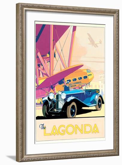 The Lagonda-Brian James-Framed Art Print