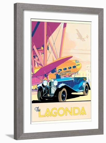 The Lagonda-Brian James-Framed Art Print