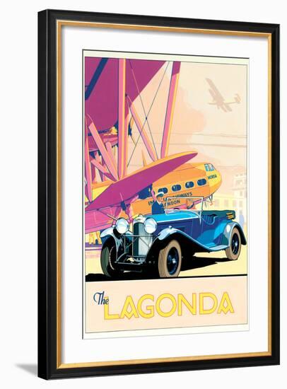 The Lagonda-Brian James-Framed Art Print