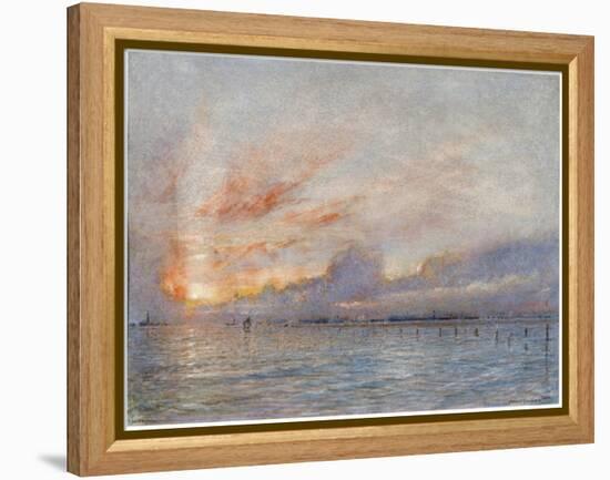 The Lagoons, Venice, 1910-Albert Goodwin-Framed Premier Image Canvas