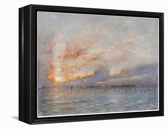 The Lagoons, Venice, 1910-Albert Goodwin-Framed Premier Image Canvas