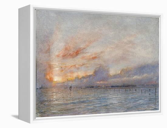 The Lagoons, Venice, 1910-Albert Goodwin-Framed Premier Image Canvas
