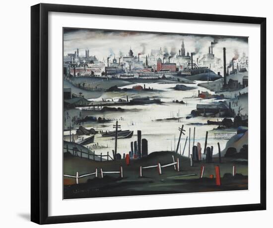 The Lake, 1937-Laurence Stephen Lowry-Framed Premium Giclee Print