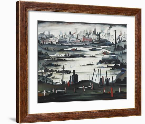 The Lake, 1937-Laurence Stephen Lowry-Framed Premium Giclee Print