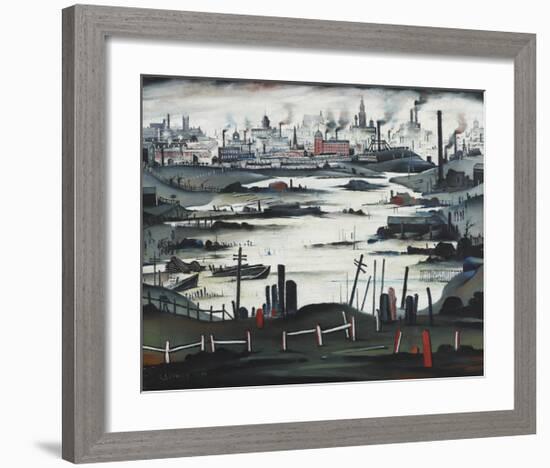 The Lake, 1937-Laurence Stephen Lowry-Framed Premium Giclee Print