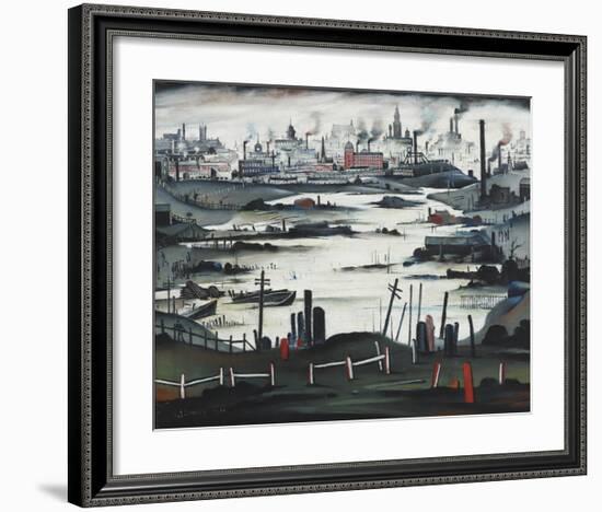 The Lake, 1937-Laurence Stephen Lowry-Framed Premium Giclee Print