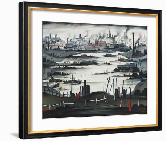 The Lake, 1937-Laurence Stephen Lowry-Framed Premium Giclee Print