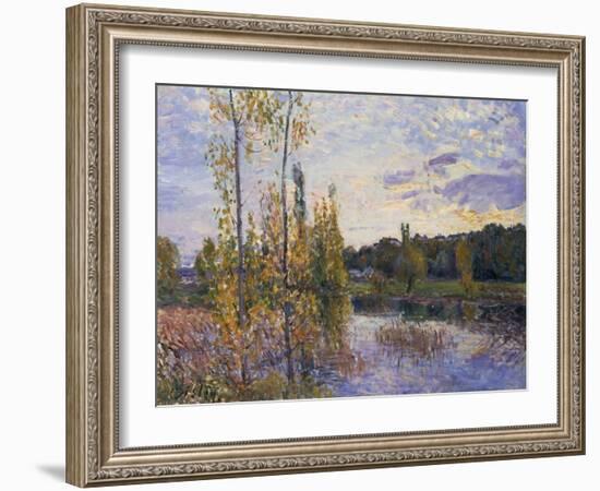 The Lake at Chevreuil, 1888-Alfred Sisley-Framed Giclee Print