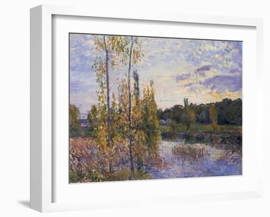The Lake at Chevreuil, 1888-Alfred Sisley-Framed Giclee Print