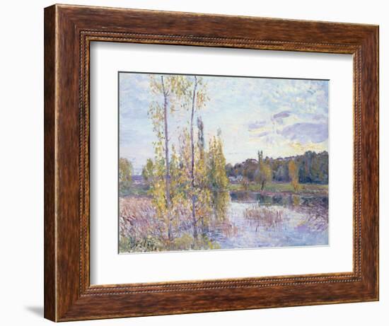 The Lake at Chevreuil-Alfred Sisley-Framed Giclee Print