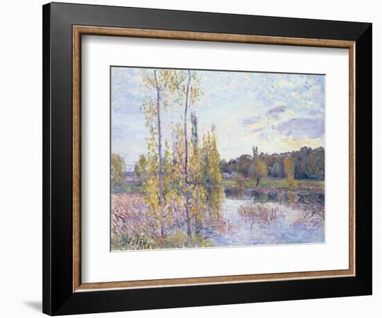 The Lake at Chevreuil-Alfred Sisley-Framed Giclee Print