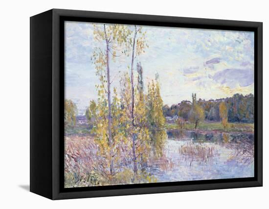 The Lake at Chevreuil-Alfred Sisley-Framed Premier Image Canvas