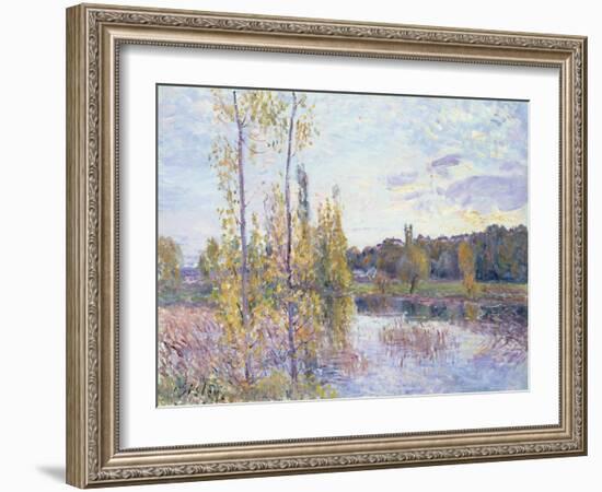 The Lake at Chevreuil-Alfred Sisley-Framed Giclee Print