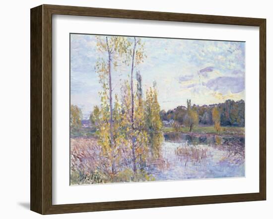 The Lake at Chevreuil-Alfred Sisley-Framed Giclee Print