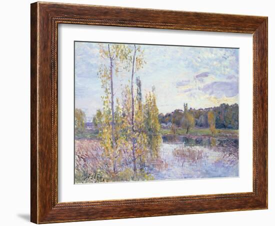 The Lake at Chevreuil-Alfred Sisley-Framed Giclee Print