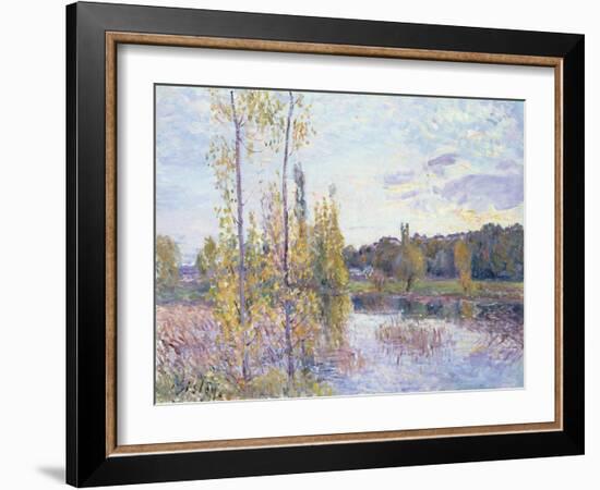 The Lake at Chevreuil-Alfred Sisley-Framed Giclee Print