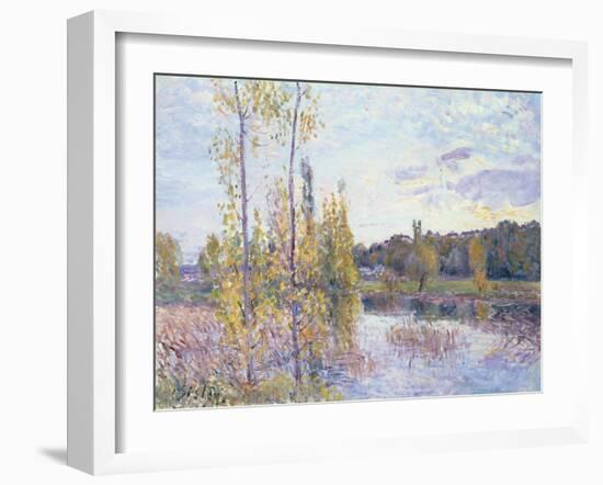 The Lake at Chevreuil-Alfred Sisley-Framed Giclee Print