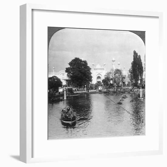 The Lake at the British Empire Exhibition, Wembley, London, C1925-null-Framed Giclee Print