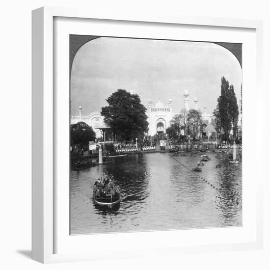 The Lake at the British Empire Exhibition, Wembley, London, C1925-null-Framed Giclee Print