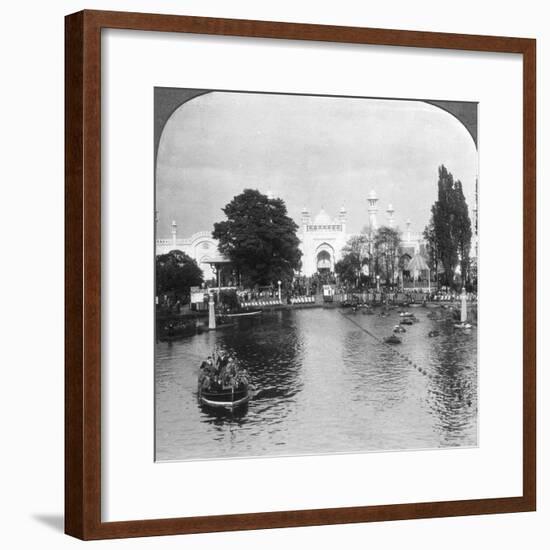 The Lake at the British Empire Exhibition, Wembley, London, C1925-null-Framed Giclee Print