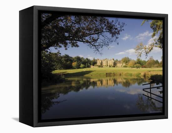 The Lake, Batsford Hall, Batsford Arboretum, the Cotswolds-David Hughes-Framed Premier Image Canvas