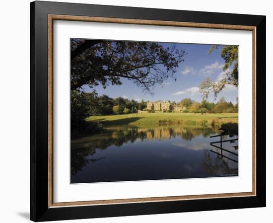 The Lake, Batsford Hall, Batsford Arboretum, the Cotswolds-David Hughes-Framed Photographic Print