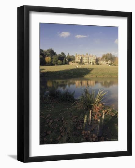 The Lake, Batsford Hall, Batsford Arboretum, the Cotswolds-David Hughes-Framed Photographic Print