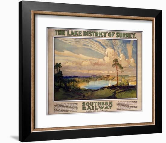 The Lake District of Surry-null-Framed Art Print