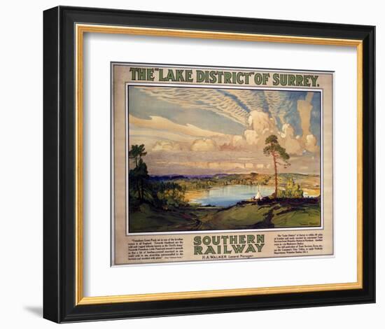 The Lake District of Surry-null-Framed Art Print