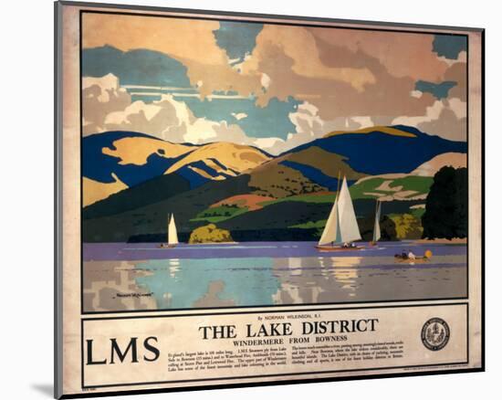 The Lake District-null-Mounted Art Print