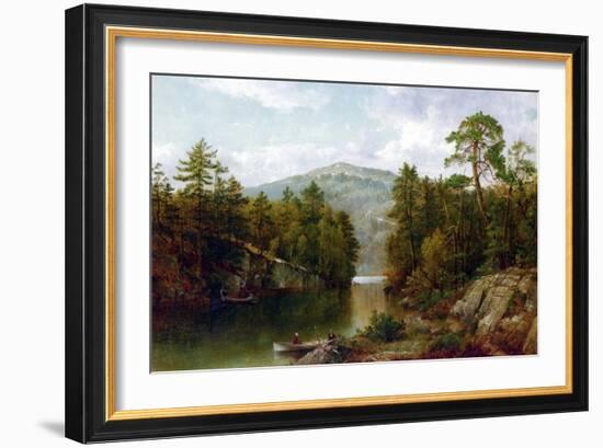 The Lake George, 1876-David Johnson-Framed Giclee Print