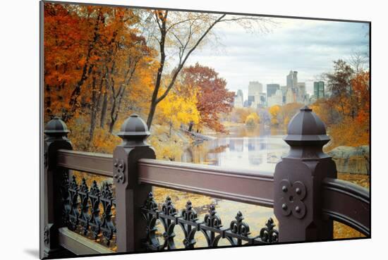 The Lake in Central Park, Manhattan, New York City-Sabine Jacobs-Mounted Photographic Print