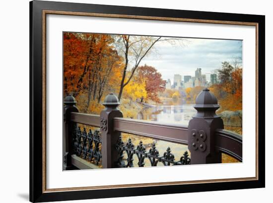 The Lake in Central Park, Manhattan, New York City-Sabine Jacobs-Framed Photographic Print