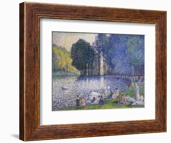 The Lake in the Bois de Boulogne, circa 1899-Henri Edmond Cross-Framed Giclee Print