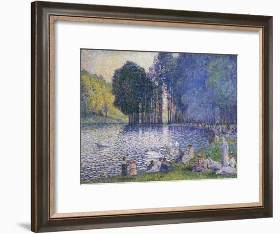The Lake in the Bois de Boulogne, circa 1899-Henri Edmond Cross-Framed Giclee Print