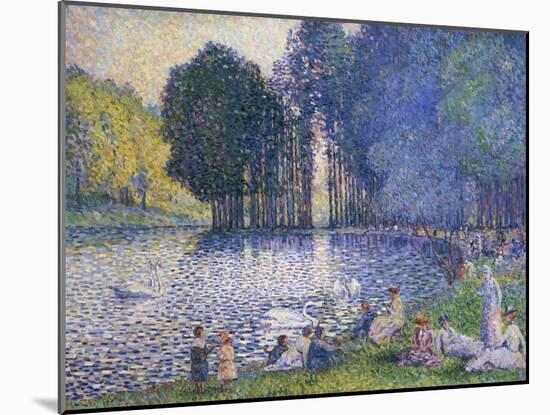 The Lake in the Bois de Boulogne, circa 1899-Henri Edmond Cross-Mounted Giclee Print