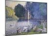 The Lake in the Bois de Boulogne, circa 1899-Henri Edmond Cross-Mounted Giclee Print