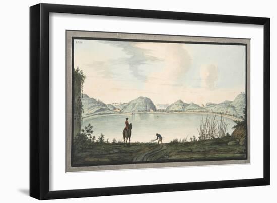 The Lake of Agnano-Pietro Fabris-Framed Giclee Print