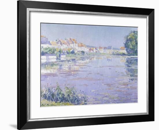 The Lake of Boitsfort, Houses of the Chausee de la Hulpe-Paul Mathieu-Framed Giclee Print