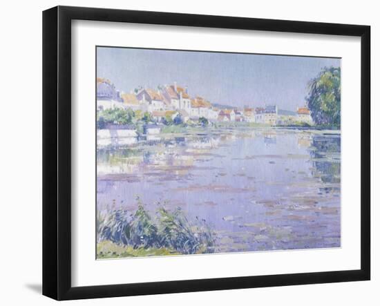 The Lake of Boitsfort, Houses of the Chausee de la Hulpe-Paul Mathieu-Framed Giclee Print