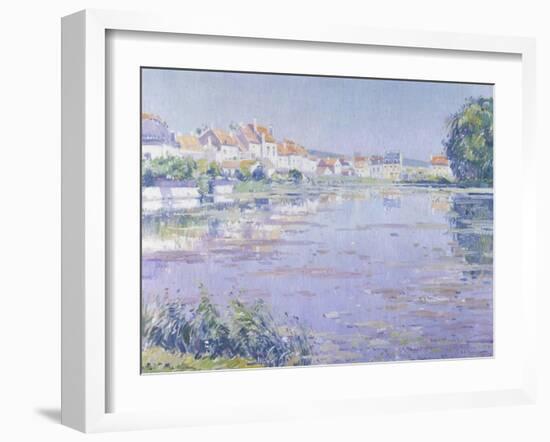 The Lake of Boitsfort, Houses of the Chausee de la Hulpe-Paul Mathieu-Framed Giclee Print