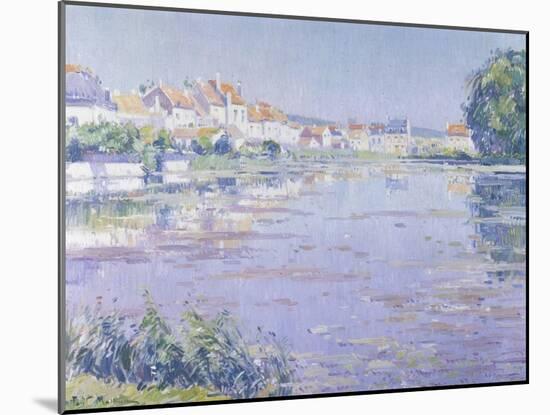 The Lake of Boitsfort, Houses of the Chausee de la Hulpe-Paul Mathieu-Mounted Giclee Print