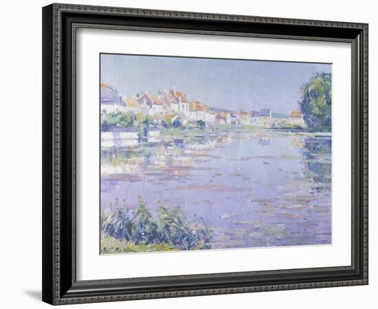 The Lake of Boitsfort, Houses of the Chausee de la Hulpe-Paul Mathieu-Framed Giclee Print